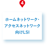 ホームネットワーク・アクセスネットワーク向けLSI